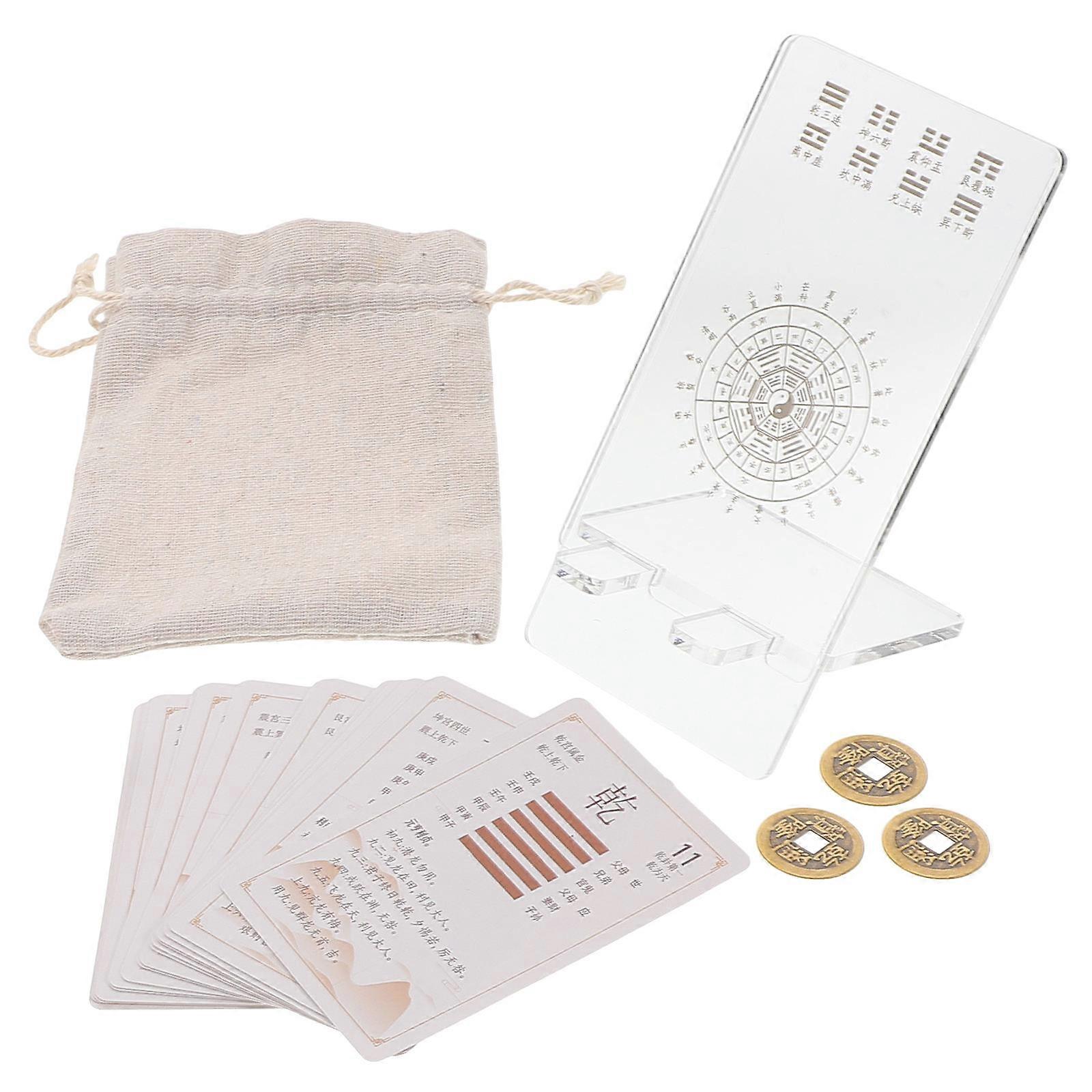 Beginner's Divination Cards for Learning 1Set I Ching Card Set
