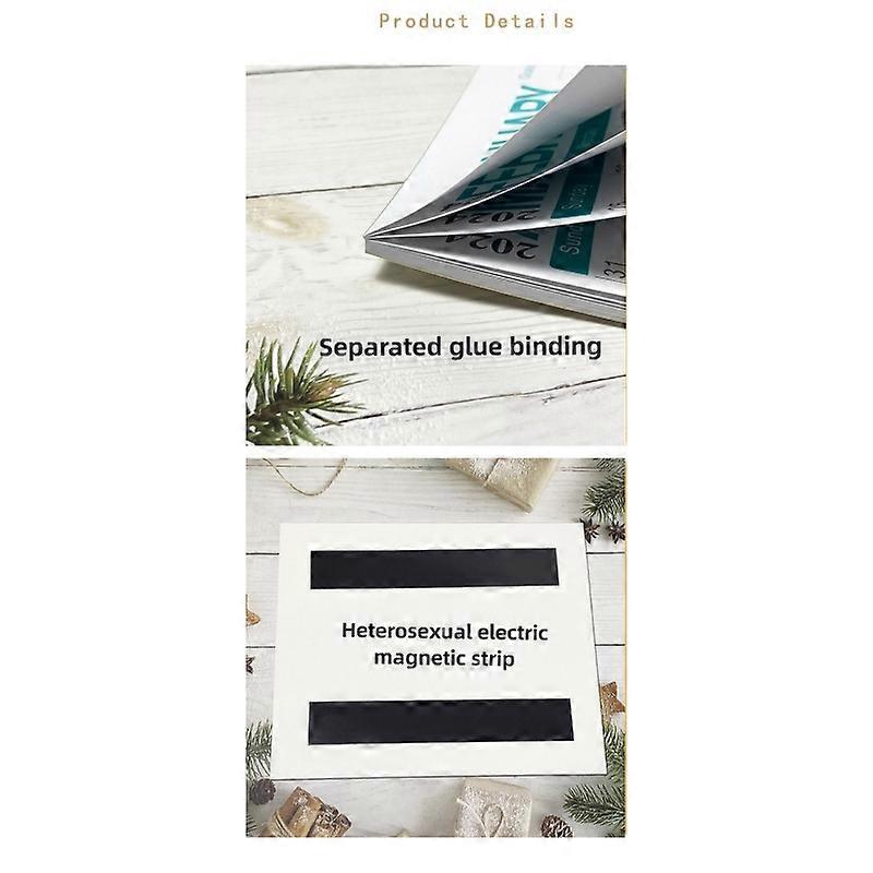 2026 Magnetic Tearable Fridge Magnet Calendar 18 Months January 2026 To ...