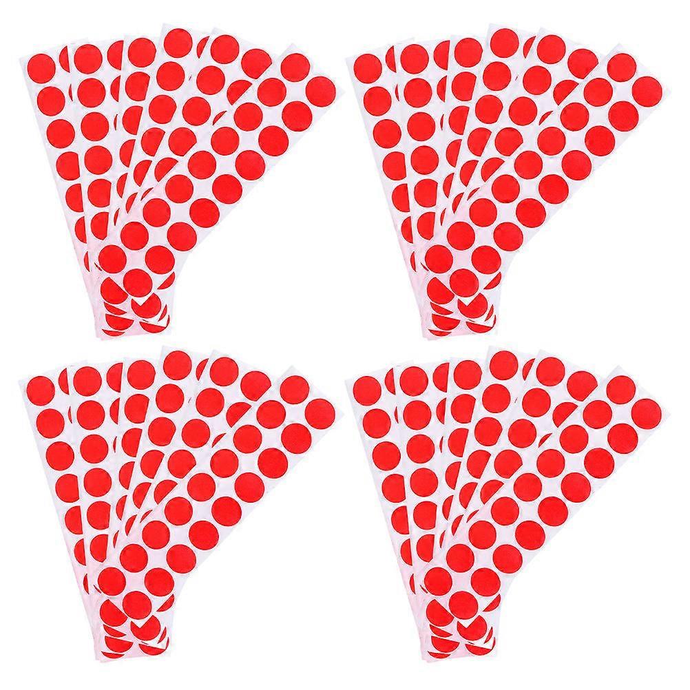 Target Repair Pasters Replacement Round Sticker for Target 2Sets Red Paper