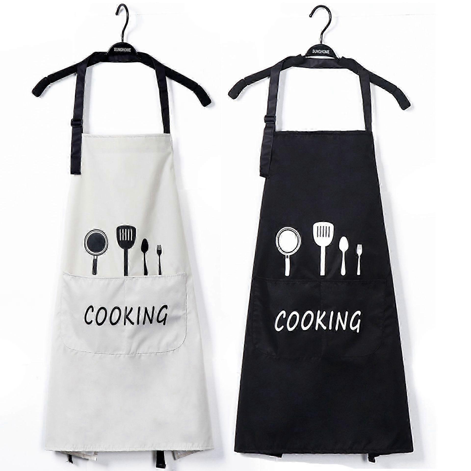 Adjustable Kitchen Apron, Suitable for Kitchen Cooking and Grilling 26-27s