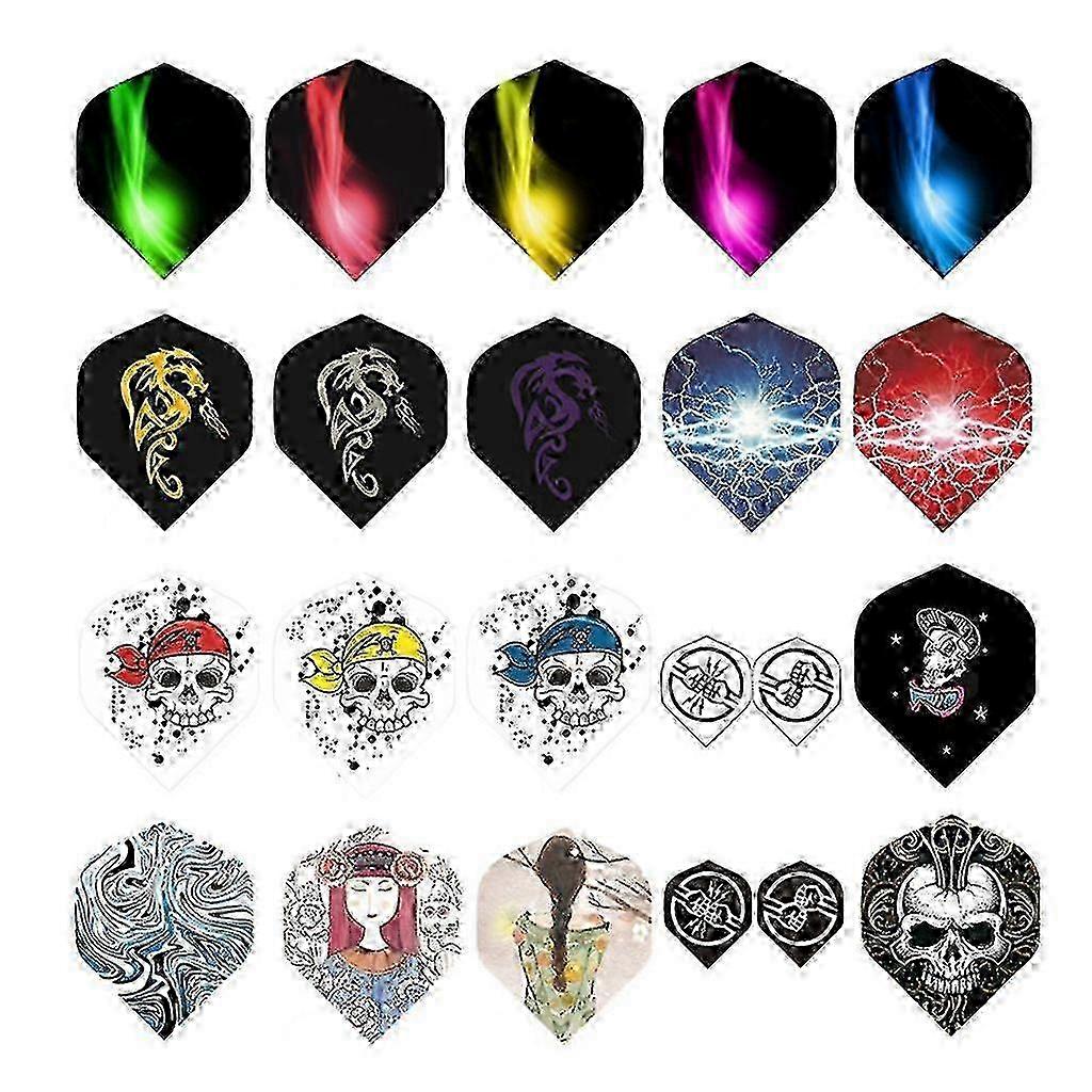 26-27 Durable 60x Pet Replacement Feather Wing Accessories for Dart Games