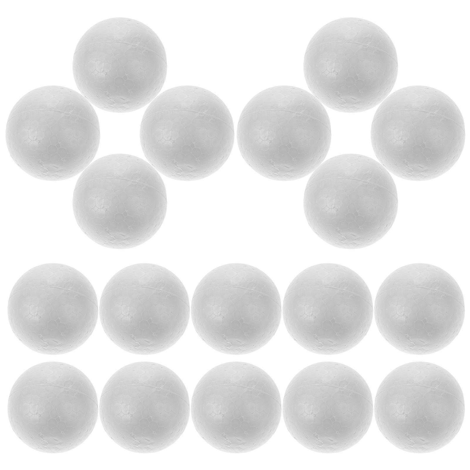 Craft Ball Polystyrene Balls Solid Ball for Wedding Decoration 100Pcs