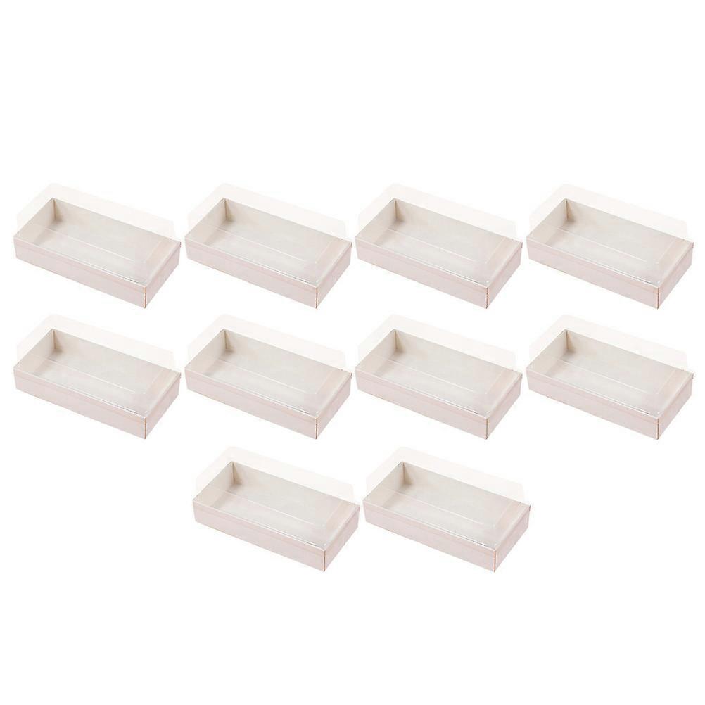 Sandwich Packing Boxes Disposable Packaging Boxes for Storage Use 10Pcs