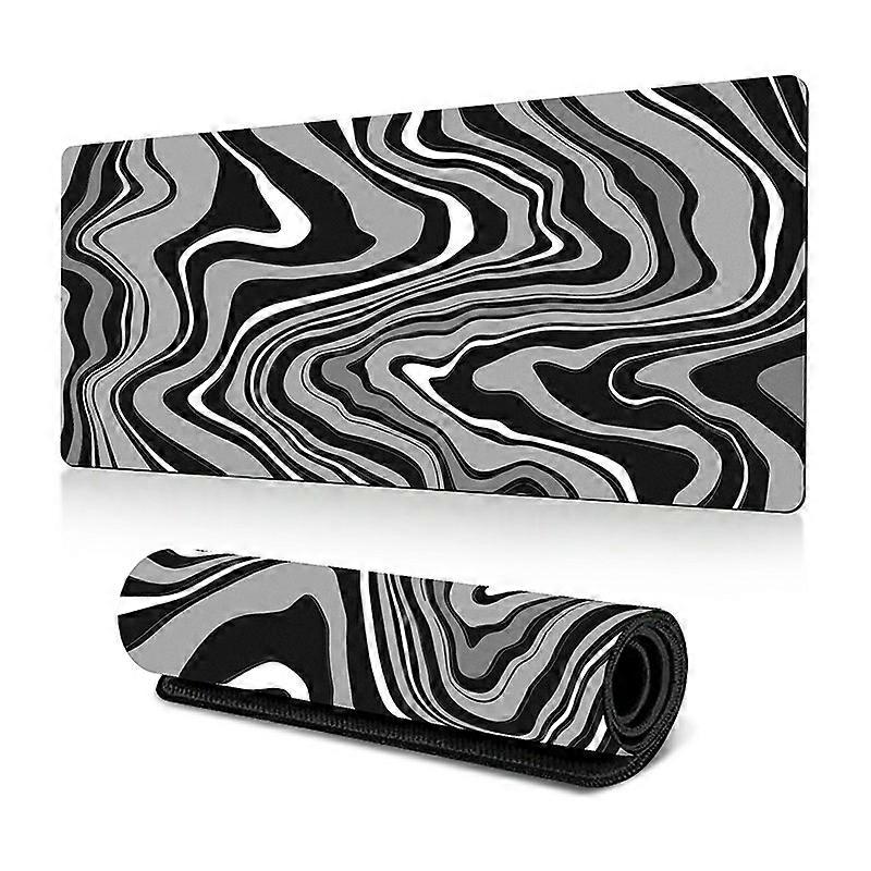 400*900*2mm Abstract Fluid Pattern Large Mouse Pad Rubber Desktop Mat
