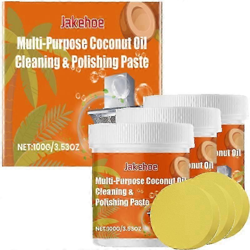 Coconut Oil Cleaning Paste - Multi-Purpose Cleaner & Polish