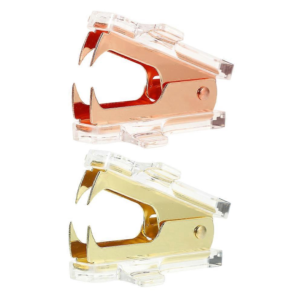 Mini Staple Puller Portable Office Accessory Home Use 2.4X1.7X5.2in Staple Removal 8 Pcs