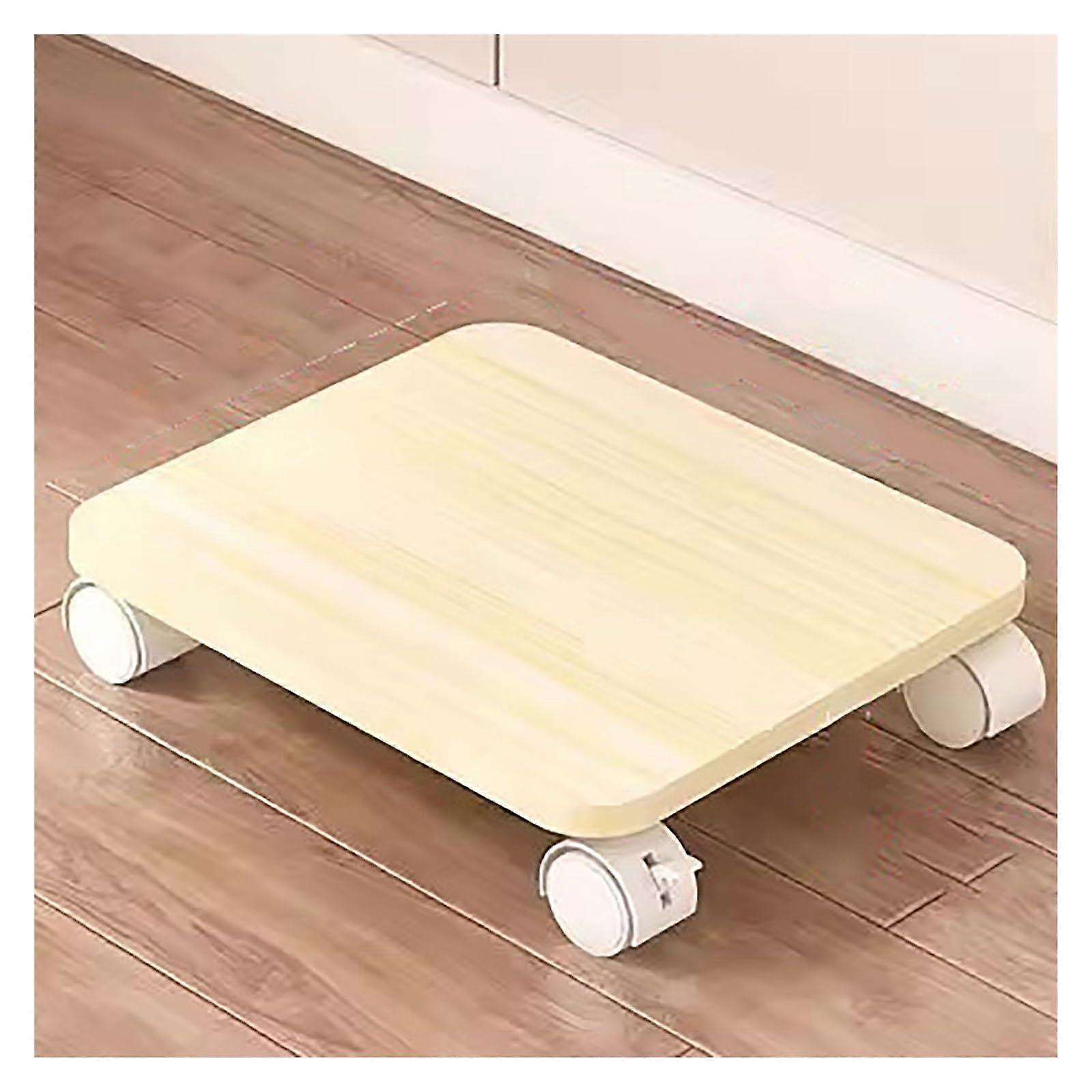 Under Desk Printer Stand with Wheels, Mobile CPU Holder for Computer Tower, Home Office Storage