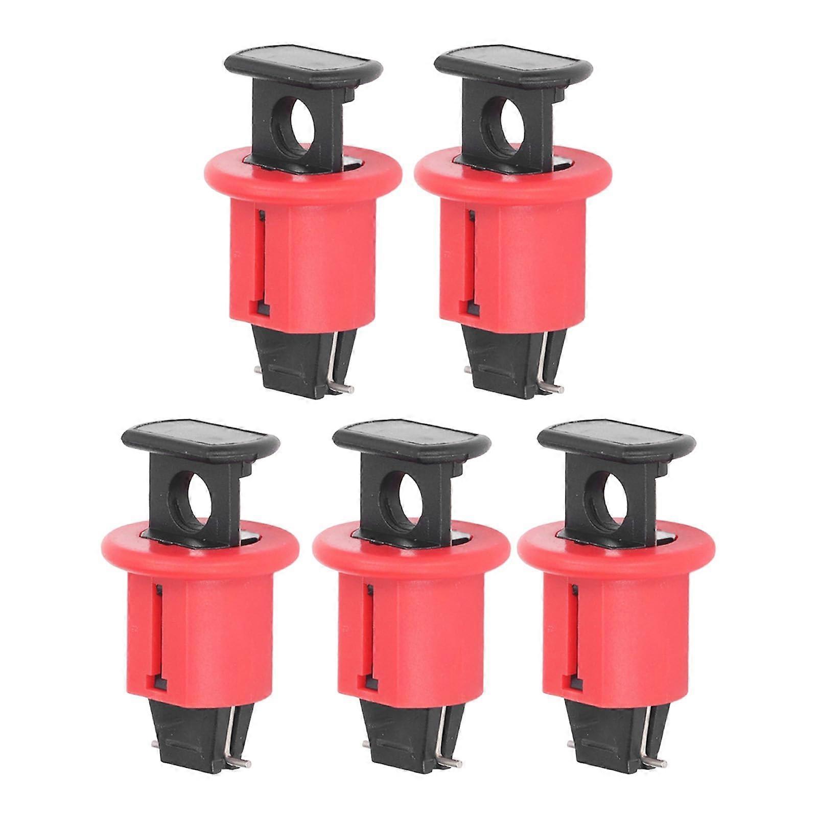 5Pcs Circuit Breaker Lockout, Industrial Electrical Safety Device for Single and Multi Pole Breakers