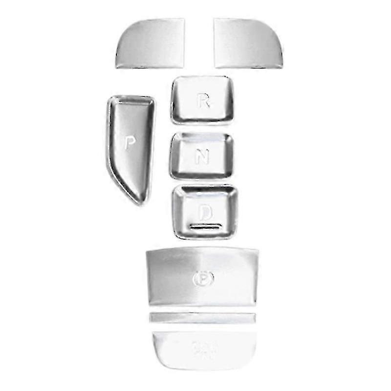 2026 Car Shift Panel Button Cover for Hyundai Tucson 2021 2022 Silver