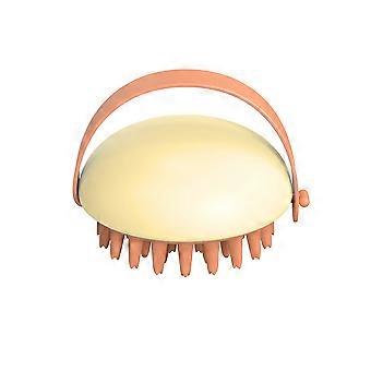 Silicone Scalp Massager Shampoo Brush with Ergonomic Arc Grip and Soft Head Scrubber for Shower