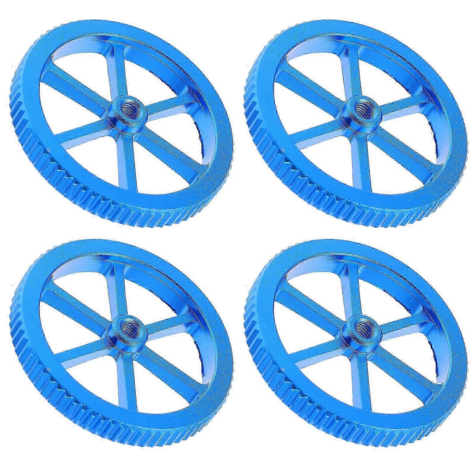 Self Tapping Bolts for 3D Printer Bed Leveling 6x6cm Blue 4Pcs