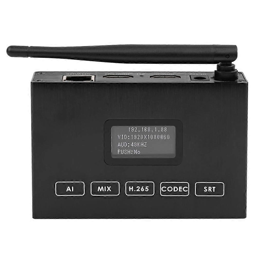 HDMI Video Encoder H.265 H.264 1080P WiFi with HDMI Loopout Display for YouTube Facebook Live Streaming