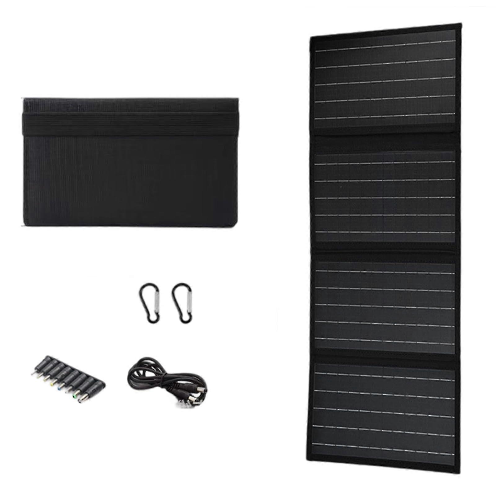 40W Portable Solar Panel with 24% Efficiency Fast Solar Charging Foldable USB Charger for Camping