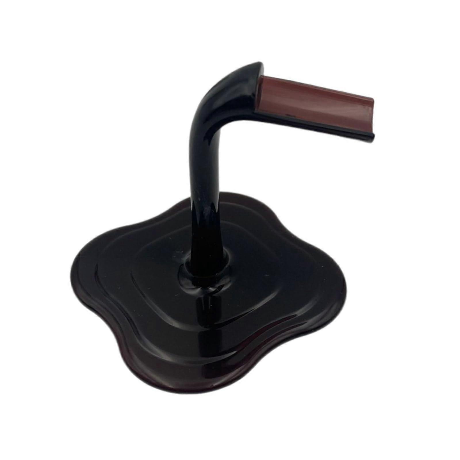 Modern Black Wine Bottle Rack Display Stand with Timeless Finish for Countertop Storage