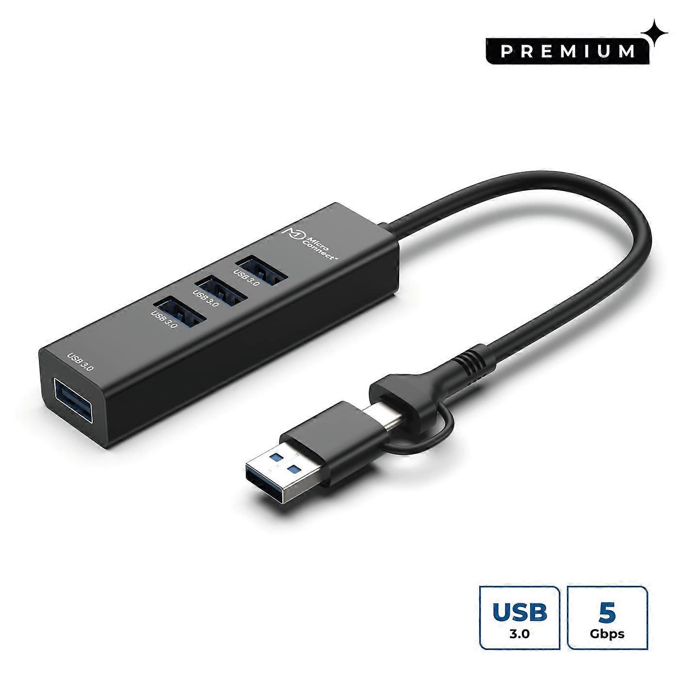 S konektory USB-C a A,