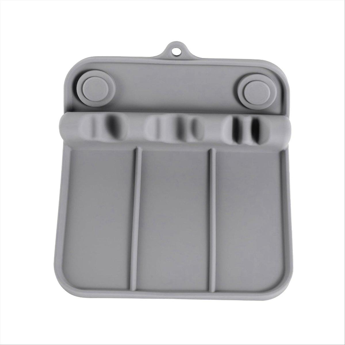 Silicone Tableware Rack, Silicone Utensil Rest with Drip Pad, 1Pcs