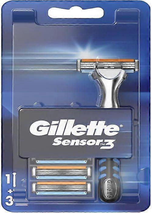 Razor - Gillette - Sensor3 - 3 Blades - Pivoting Head - Comfortfresh Lubricating Strip