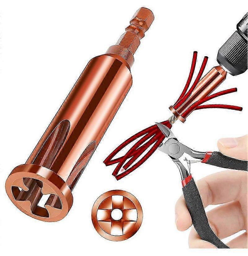 Universal Wire Twisting Tool Cable Stripper & Wire Twisting Tool for Stripping & Twisting Cables, Driven By Drill