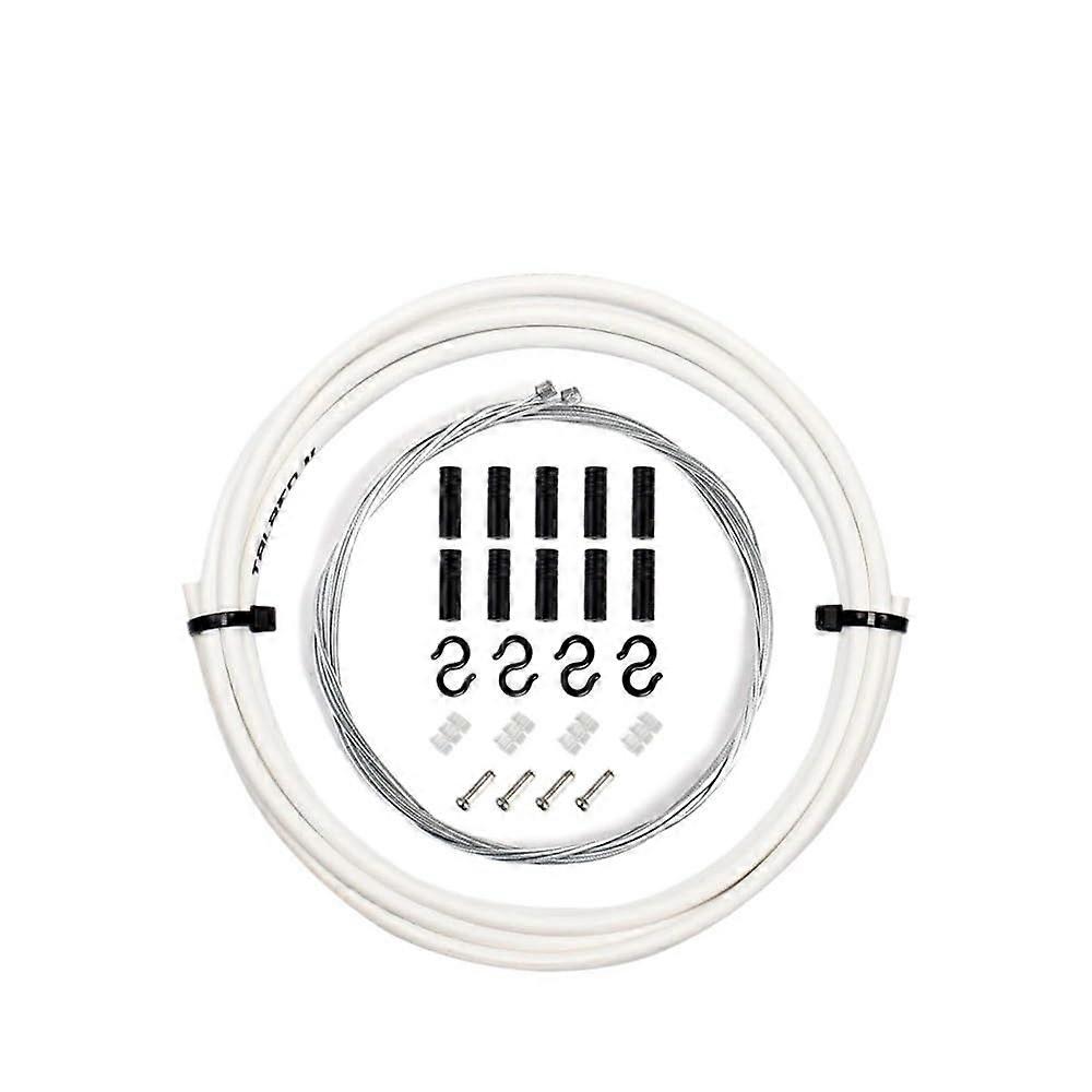 Bike Brake Cable Set and Bicycle Gear Shifter Cable Kit, 2m/2.5m Multicolor, Universal Replacement