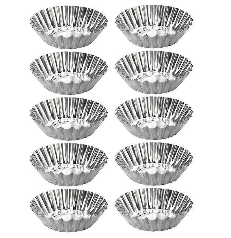 10x små bakeformer i aluminium