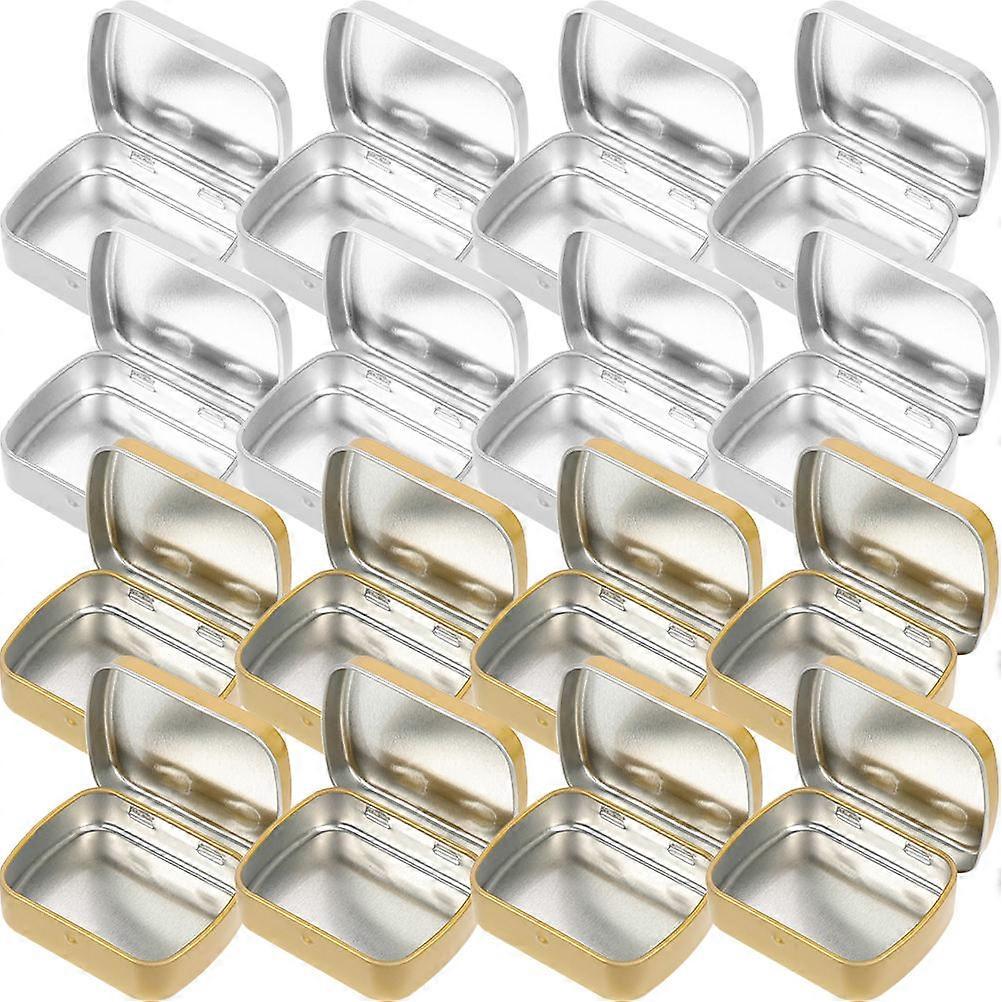 Small Tin Box Rectangular Iron Candy Can for Storage Use 20Pcs Assorted Color