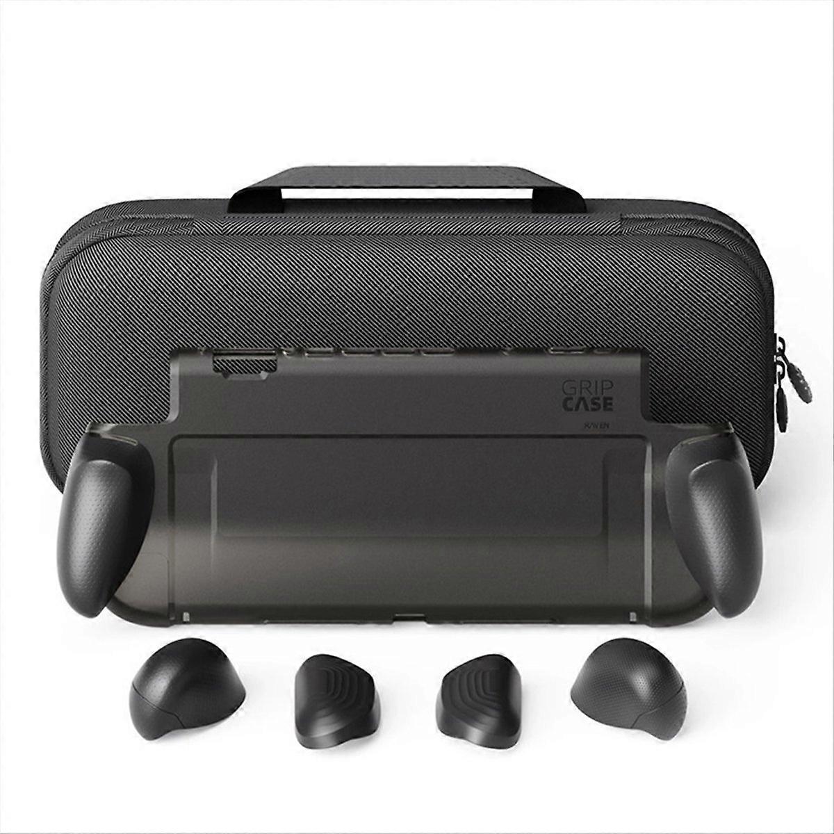 For Switch2 Case Plastic Grip Protective Shell+Max Storage Bag for Switch2 Grip Case Dust-Proof Cover Protective Bag A