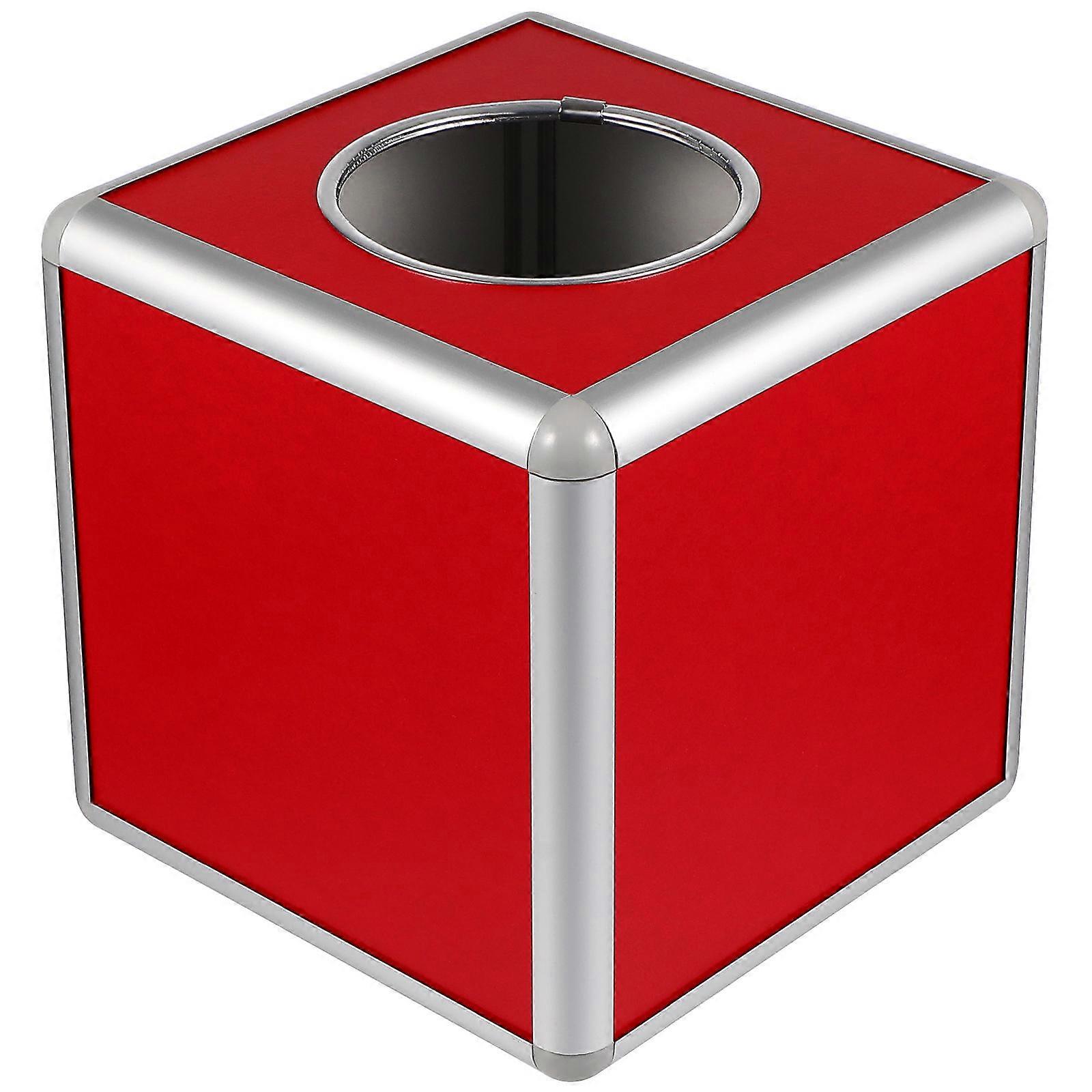 Raffle Box Square Box with Slot for Storage Use Multifunctional Container