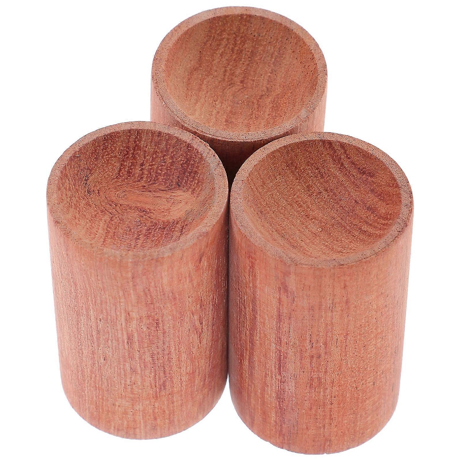 Aromatherapy Essential Oil Diffuser Wood Block for Decoration 3Pcs