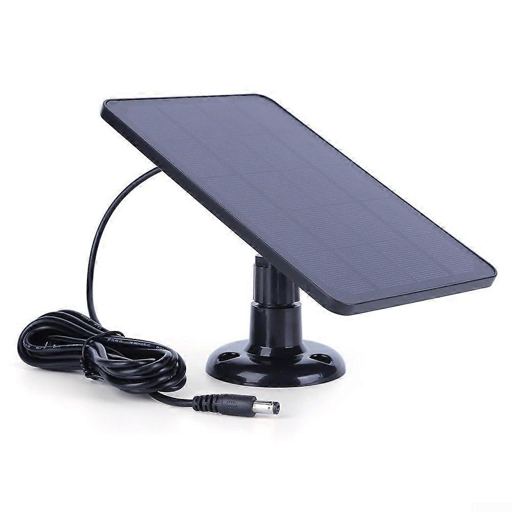 4W Solar Panel for Security Camera with 360° Adjustable Mount and 9.84ft Cable Weatherproof