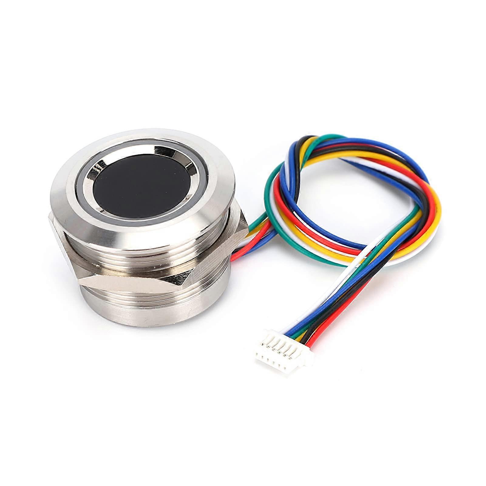 Fingerprint Sensor Module with Circular Capacitive Reader, Fast Recognition, 500 Template Storage