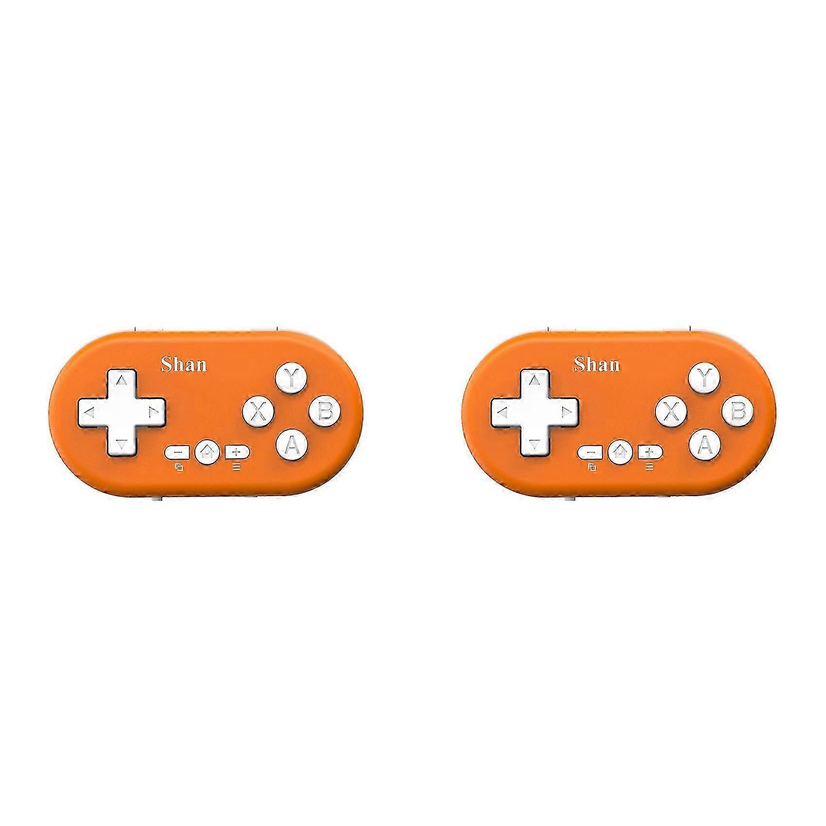 2X Mini Game Wireless Controller Handheld Game Console Pocket Controller Bluetooth 5.0 for PC Android and MacOS B