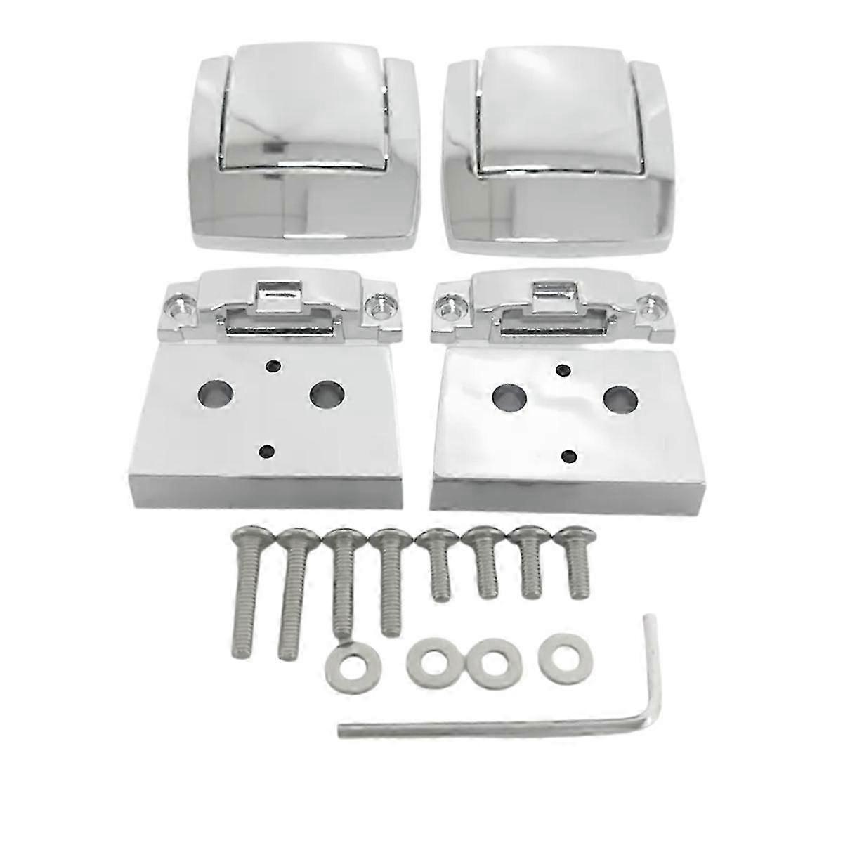 Motorcycle Chrome Tour Pack Pak Latches Kits for Harley