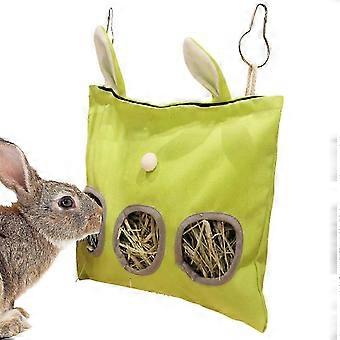Mangeoire à foin pour lapin, mangeoire à foin, mangeoire à foin pour lapin suspensible, adorable sac d’alimentation Slow food, mangeoire pour buanderie pour petits animaux