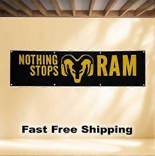 DODGE RAM BANNER FLAG MOPAR CHRYSLER BB 576