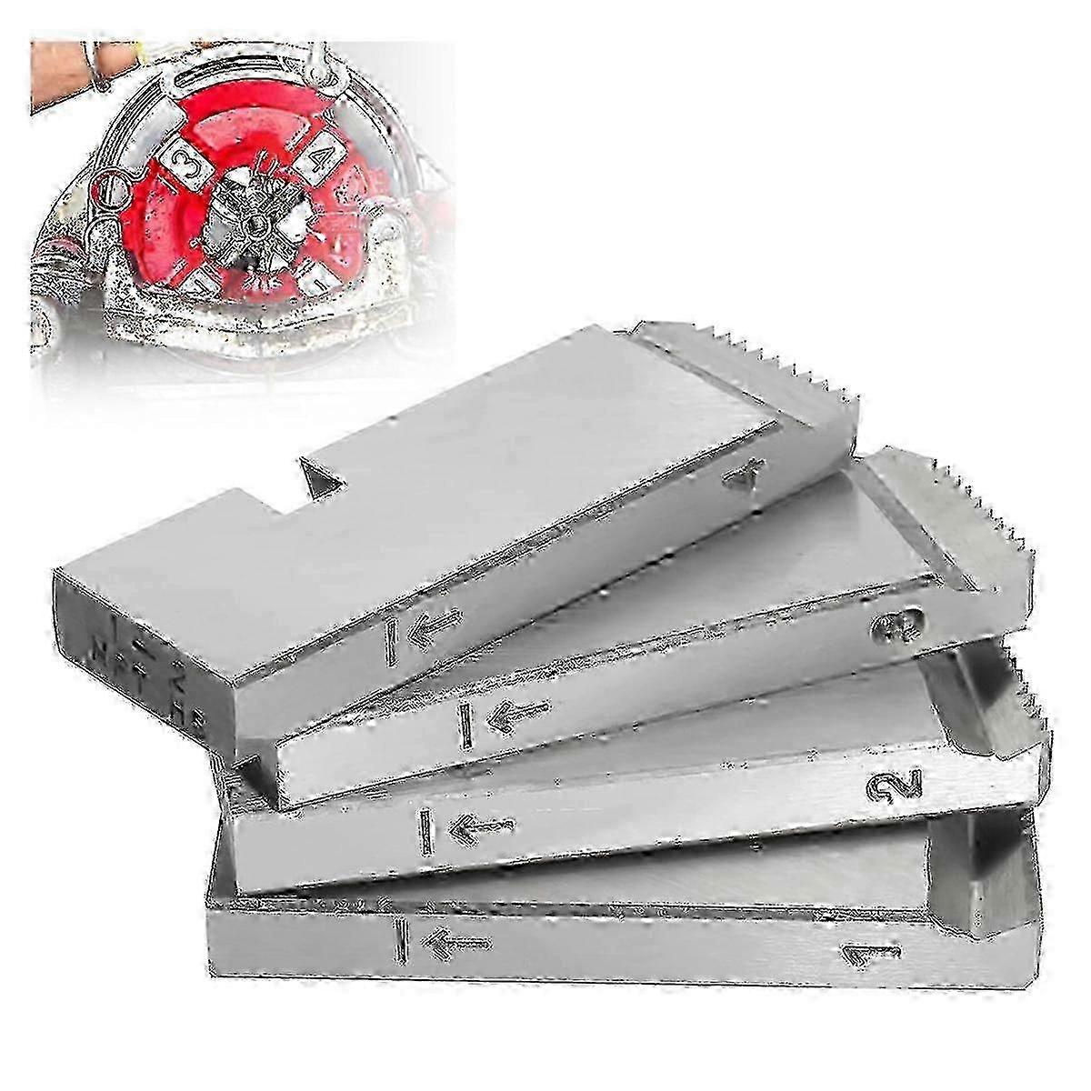 Pipe Threader Set Compatible with RIDGID 1-2 Inch Pipes - High-Quality Threading Tool