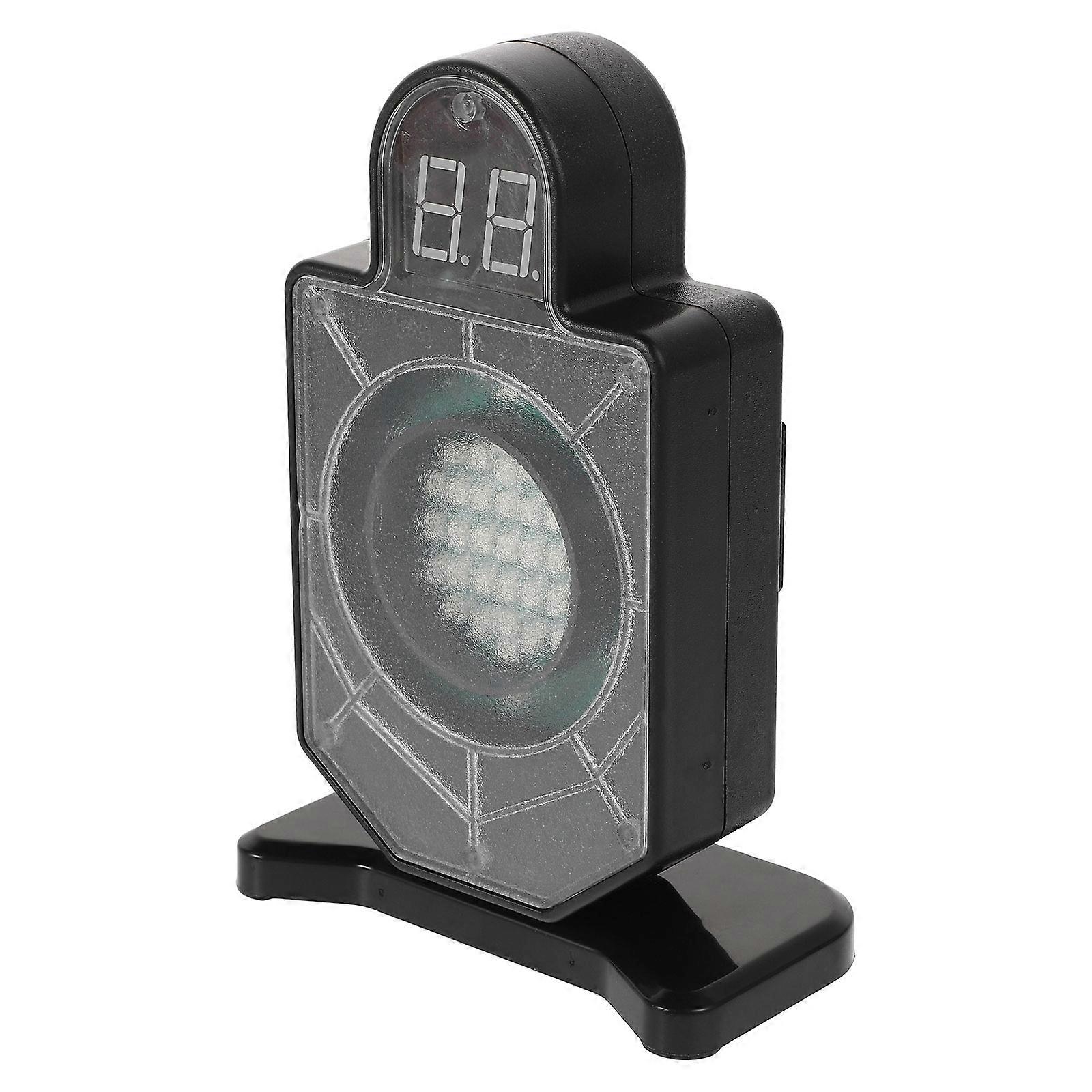 Electronic Scoring Target for Shooting Practice with Automatic Rebound Mechanism
