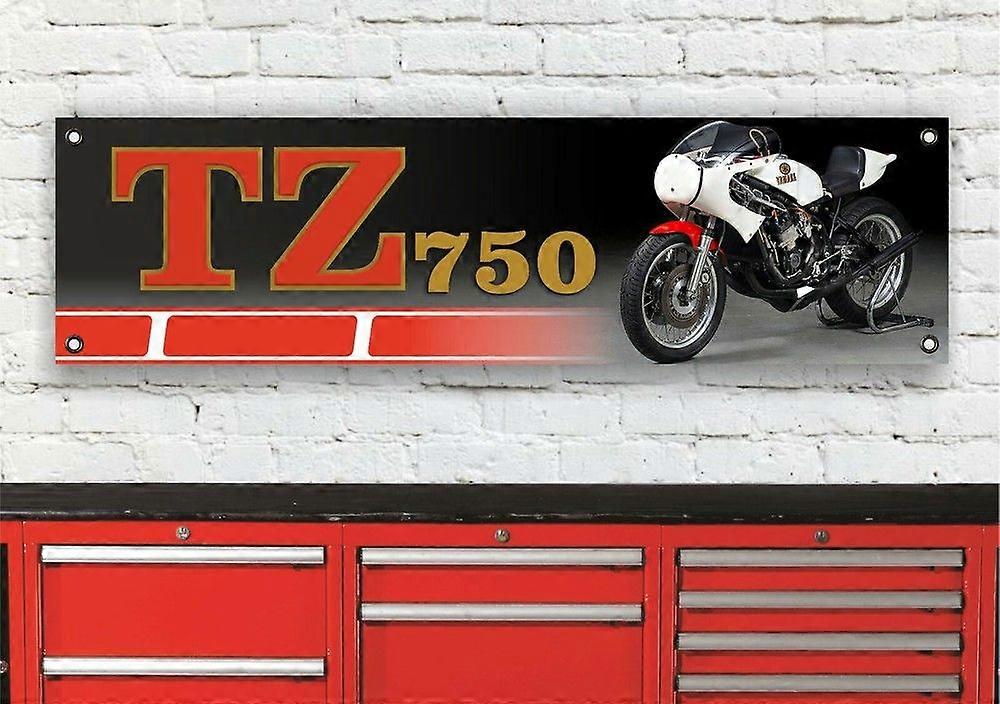 YAMAHA TZ750 BANNER FB0407
