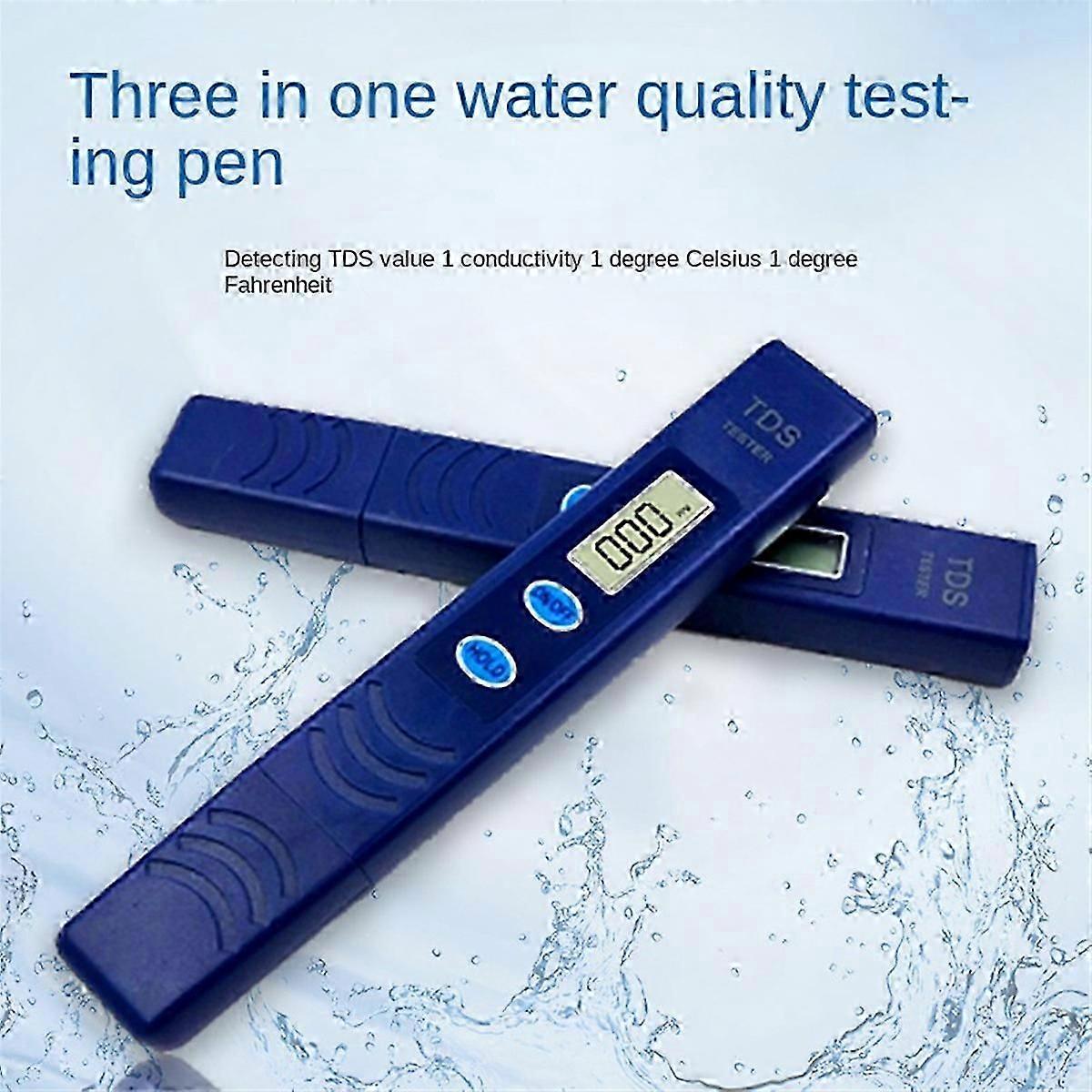 Wasserqualitätstester, 3-in-1-Trinkwassertester, tragbarer Trinkwassertester