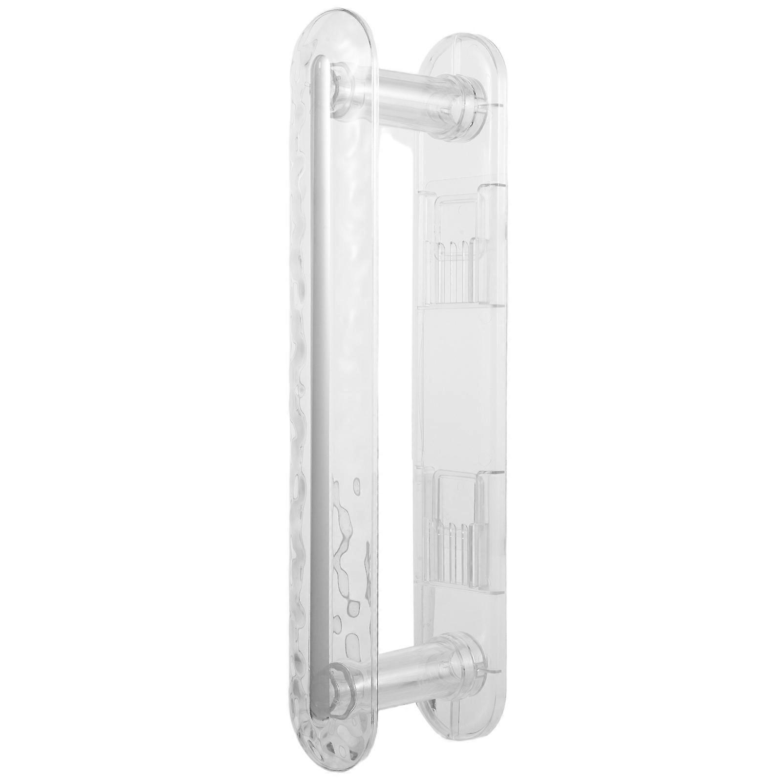 Transparent Clothes Hanger Rack for Storage Featuring Wall Mount