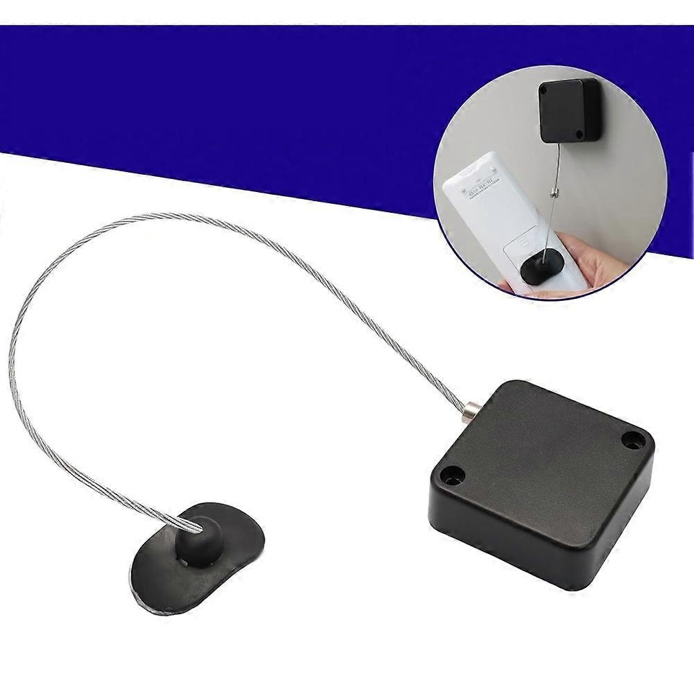 4pcs Remote Control Tether TV Remote Control Leash Retractable Safety Lock with Adjustable Strap A