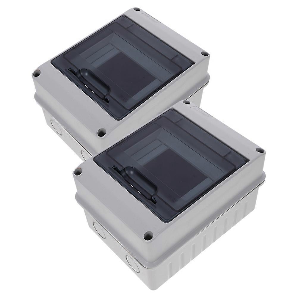 Multi Functional Electric Distribution Box for Distribution 2Pcs Durable Material