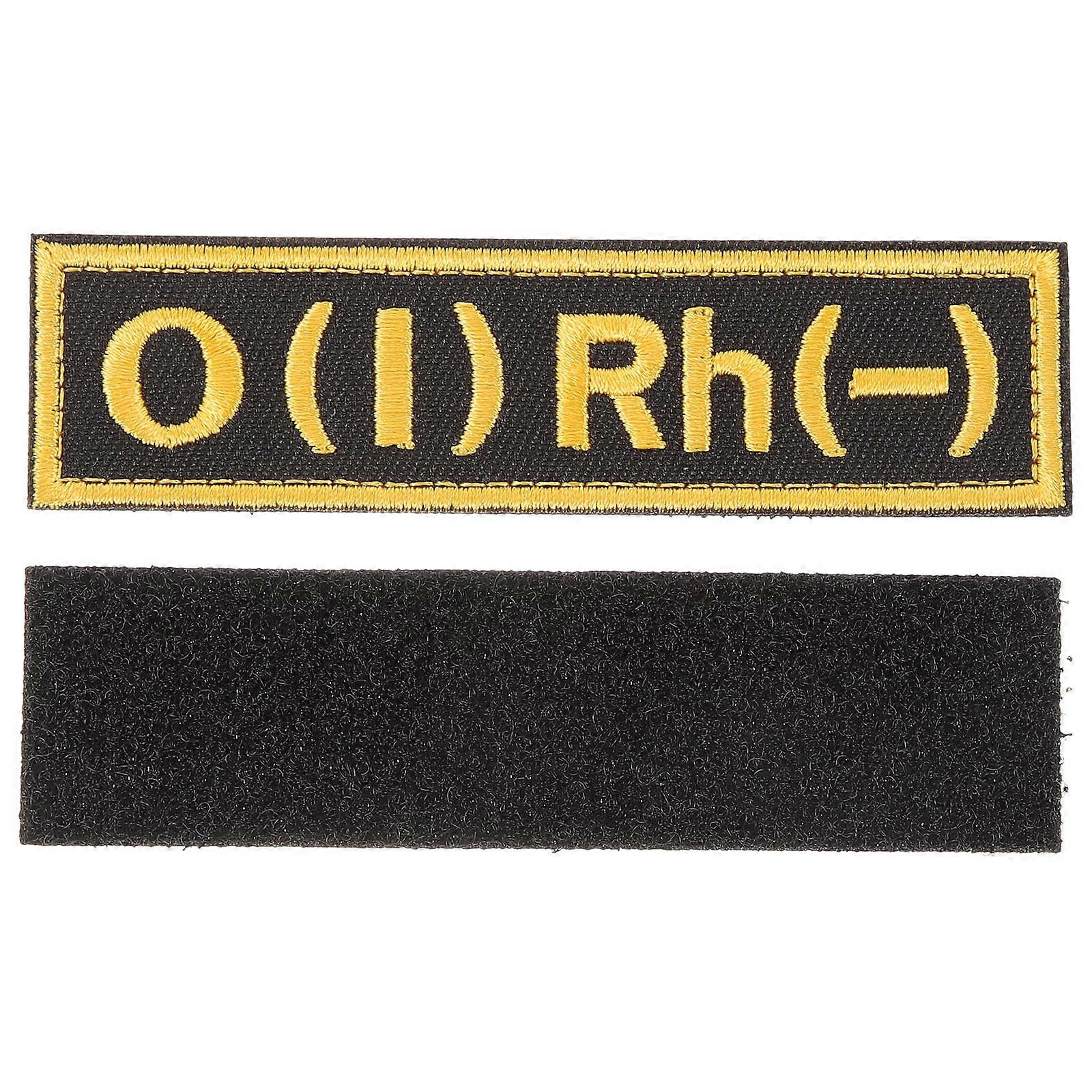 O Blood Type Military Arm Patch for Backpacks Durable Material