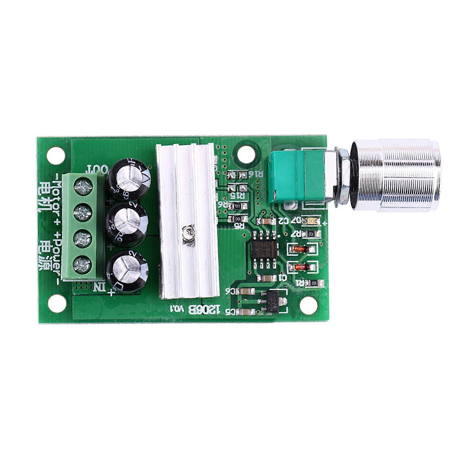 6V-28V 3A PWM DC Motor Speed Controller Switch Function 1206B w/ Case Adjustable Speed Control