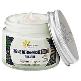 Ultra-rich night cream with organic shea 50 ml of cream