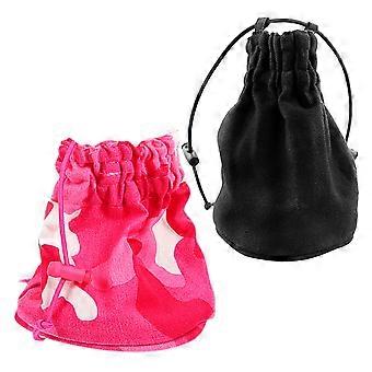 2pcs Secador de Cabelo de Malha Difusor Dobrável Capa de Difusor de Soprador de Cabelo Secador de Cabelo Meias Bolsa Organizador de Armazenamento Universal de Secador de Cabelo para Trav de Cabelo Ondulado Encaracolado