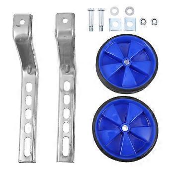 Bike Training Wheels Children Auxiliary Wheel 1Set Blue Practical Use
