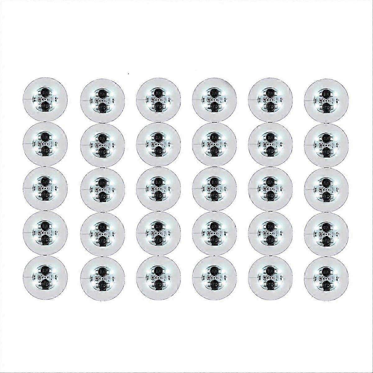 LED Coaster,30 Pack Light Up Coasters compatible with Drinks,Led Coaster Lights