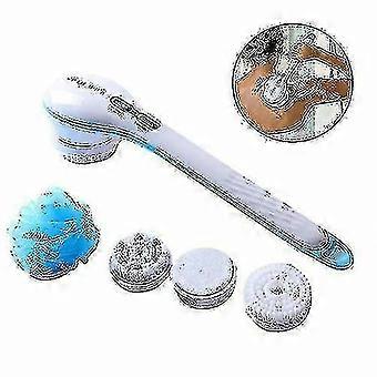 5 In 1 Electric Shower Brush Handheld Spin Massage Cleaning Bath Brush Care Tool