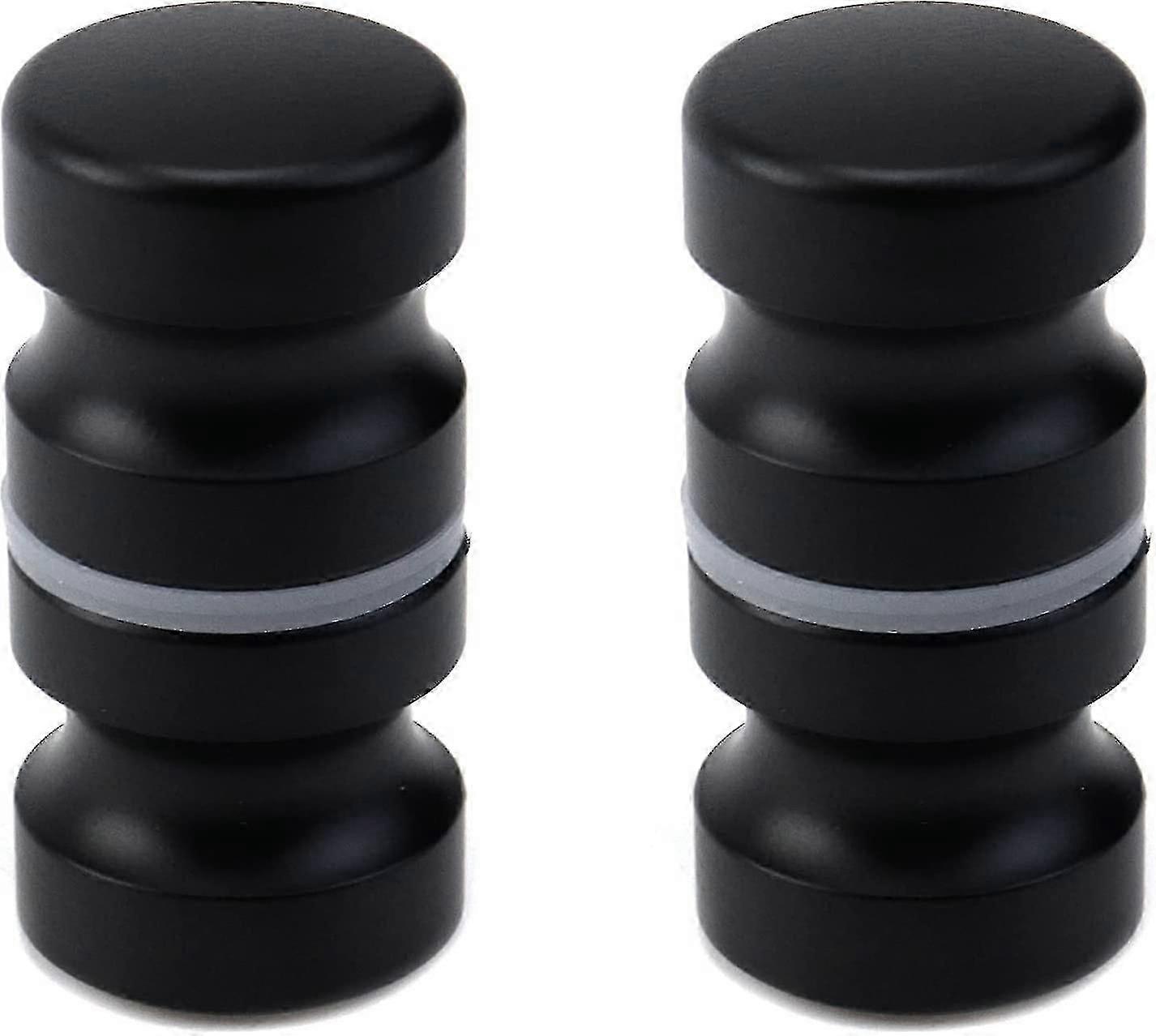 2pcs Black Bathroom Pull Handles, Shower Glass Door Knobs, Back To Back Shower Door Knobs