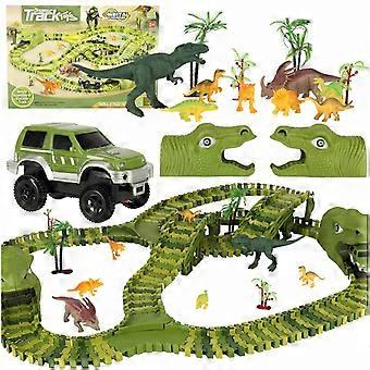 Racetrack dinosaurs cars 240 elements